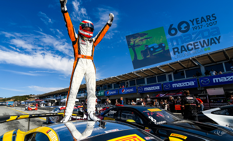 K-PAX Racing McLaren 650S GT3 on display at Rolex Monterey Motorsports Reunion